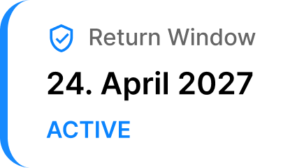 Return Window Card
