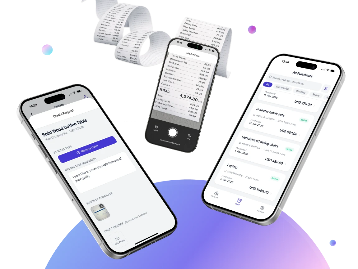 Reclaim App Interface