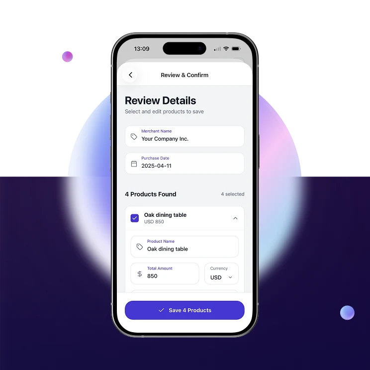Returns dashboard